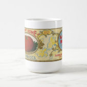 Vintages Etikett für Tomatenkonserven 1920 Kaffeetasse (Mittel)