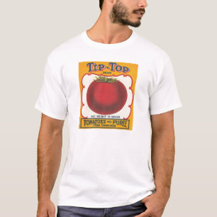 Vintages Etikett für Toptomaten T-Shirt