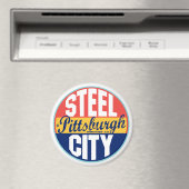 Vintages Etikett Pittsburgh Magnet (In Situ (Geschirrspüler))