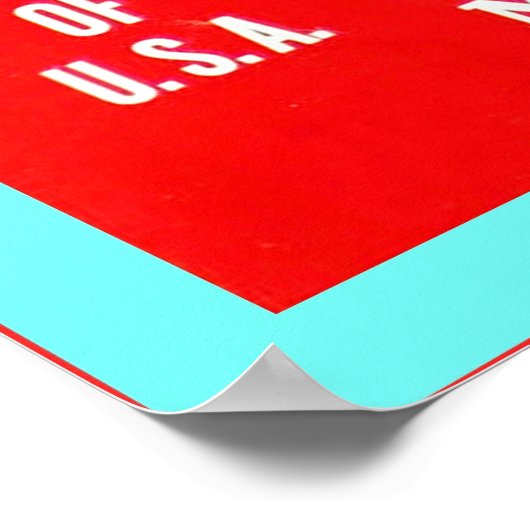 Vintages Etikett Poster (Ecke)