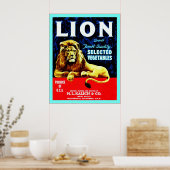 Vintages Etikett Poster (Küche)