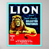 Vintages Etikett Poster (Vorne)