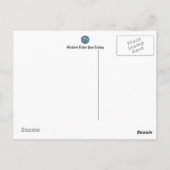 Vintages Etikett Postkarte (Rückseite)