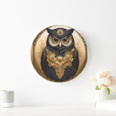 Vintages Eule Große Wanduhr (Zuhause)