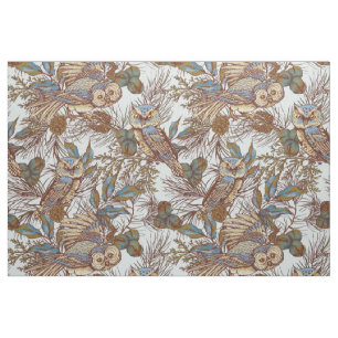 Vintages Eulenente Stoff