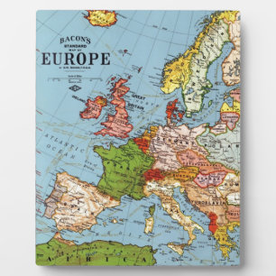 Vintages Europa 20. Jahrhundert - Allgemeine Karte Fotoplatte
