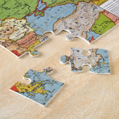 Vintages Europa 20. Jahrhundert Allgemeine Karte Puzzle (Seite)