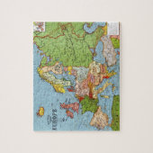 Vintages Europa 20. Jahrhundert Allgemeine Karte Puzzle (Vertikal)