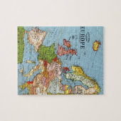 Vintages Europa 20. Jahrhundert - Allgemeine Karte Puzzle (Horizontal)