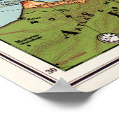 Vintages Europa 20. Jahrhundert Bacons Standardkar Poster (Ecke)