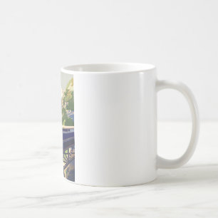 Vintages Europa Bahnreisen Kaffeetasse