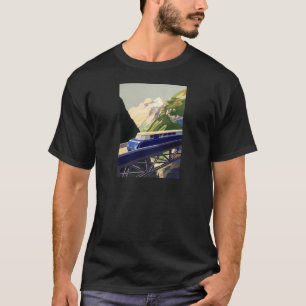 Vintages Europa Bahnreisen T-Shirt