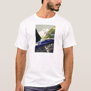 Vintages Europa Bahnreisen T-Shirt