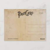 Vintages Europa per Postkarte (Rückseite)