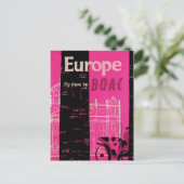Vintages Europa Postkarte (Stehend Vorderseite)