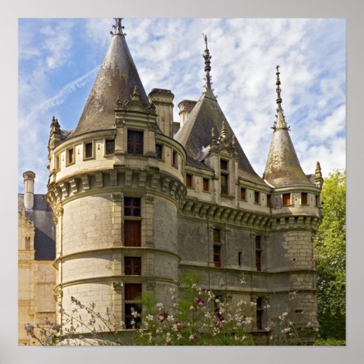 Vintages Europa Reisen Mittelalter Fantastische Be Poster (Vorne)