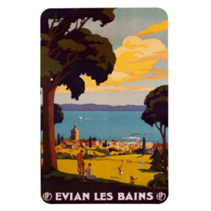 Vintages Évian-les-Bains, Rhône-Alpes, Frankreic Magnet