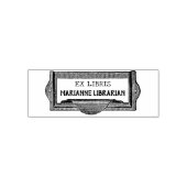 Vintages "EX LIBRIS" Library Hardware-Buchzeichen Permastempel (Design)