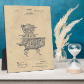 Vintages Extravagantes Stover-Patent Fotoplatte (Seite)