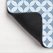 Vintages, fabelhaftes Mousepad, lebhaftes Blau Mousepad (Ecke)