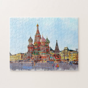 Vintages, fabelhaftes Rom Burg Puzzle
