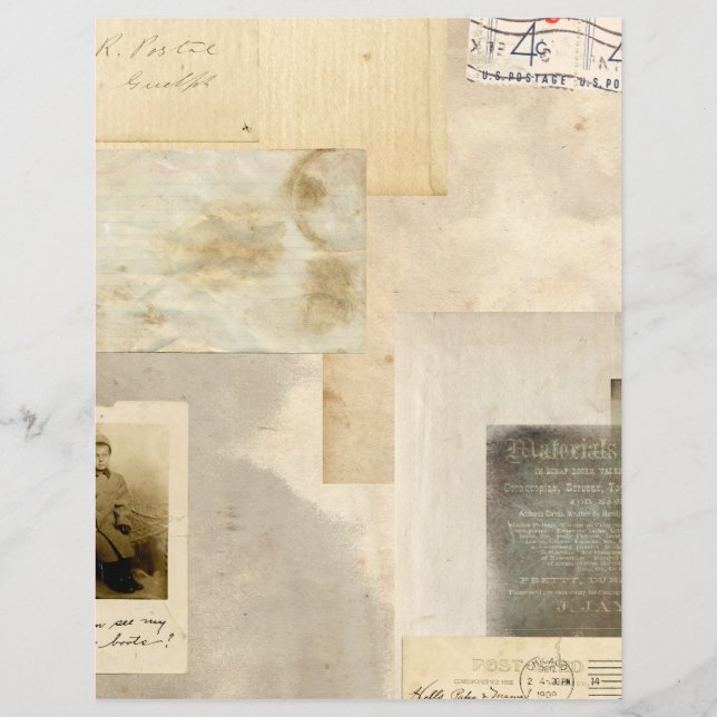 Vintages Fade Journal-Scrapbook (Vorderseite)