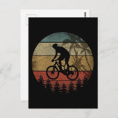 VINTAGES FAHREN POSTKARTE (Vorne/Hinten)