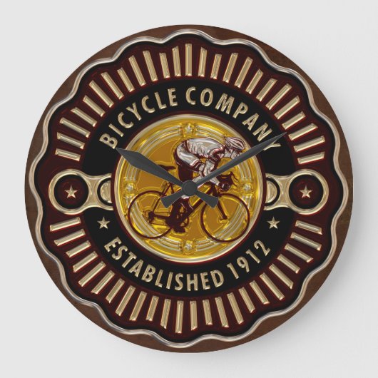 Vintages Fahrrad 11 Uhr Optionen (Vorderseite)