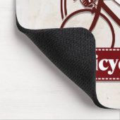 Vintages Fahrrad 1 Mousepad (Ecke)