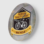 Vintages Fahrrad 9 Uhr (Winkel)