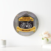 Vintages Fahrrad 9 Uhr (Zuhause)
