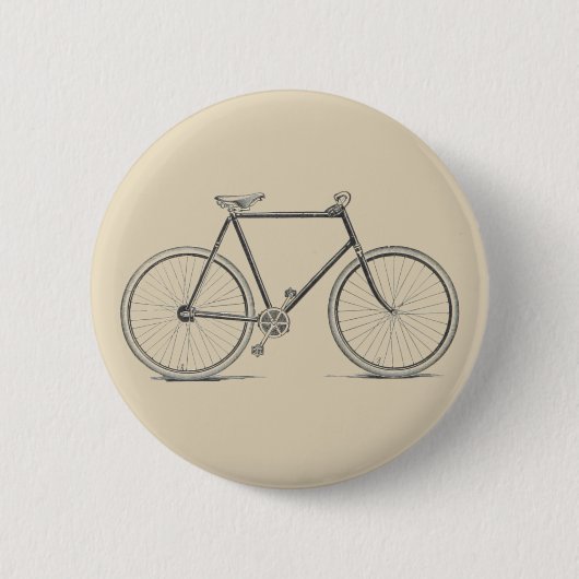 Vintages Fahrrad-Abzeichen Button (Vorderseite)