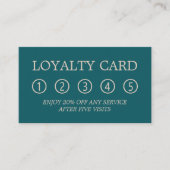 Vintages Fahrrad, Antiquitätengeschäft Treuekarte (Vorderseite)