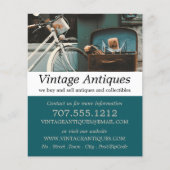 Vintages Fahrrad, Antiquitätenhändler, Geschäft Flyer (Vorne)