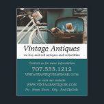 Vintages Fahrrad, Antiquitätenhändler, Geschäft Flyer<br><div class="desc">Vintage Biker-,  Antiquitätenhändler-/Store-Flyer für Werbung beim Business Card Store.</div>