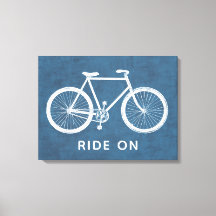 Vintages Fahrrad Azure Blue Art