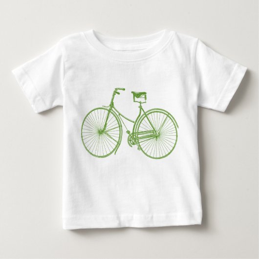 Vintages Fahrrad Baby T-shirt (Vorderseite)