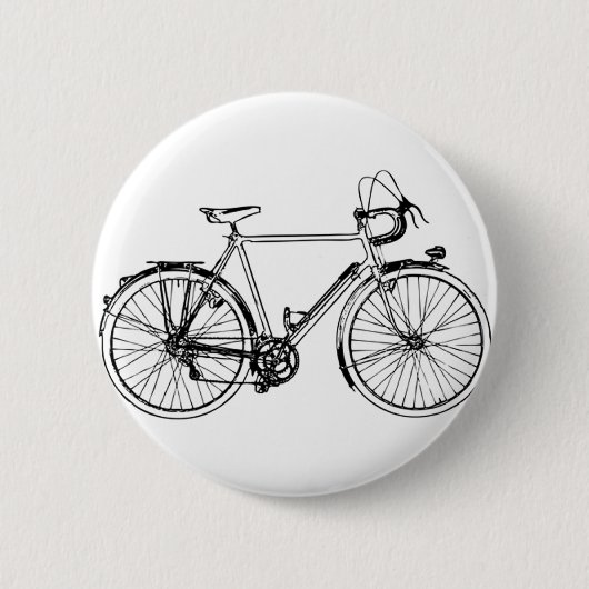 Vintages Fahrrad Button (Vorderseite)