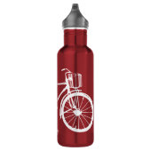 Vintages Fahrrad Edelstahlflasche (Rechts)