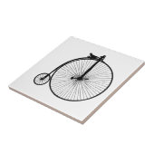 Vintages Fahrrad Fliese (Seite)