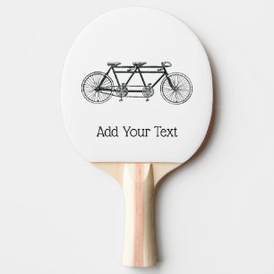 Vintages Fahrrad für Zweirad/Tandem Tischtennis Schläger