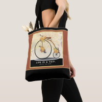 Vintages Fahrrad | Genießen Sie die Tour Tasche