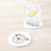 Vintages Fahrrad Getränkeuntersetzer (Seite)