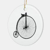 Vintages Fahrrad Keramik Ornament (Links)