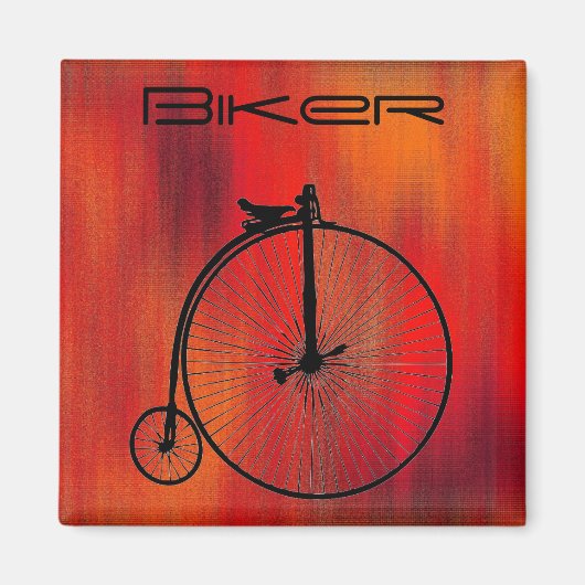 Vintages Fahrrad Magnet (Vorne)
