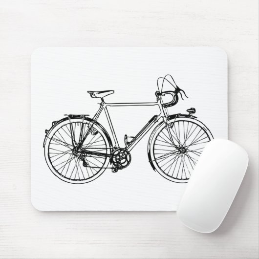 Vintages Fahrrad Mousepad (Mit Mouse)