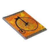 Vintages Fahrrad Notizblock (Rechte Seite)