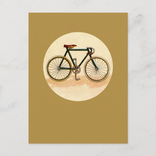 Vintages Fahrrad Postkarte (Vorderseite)