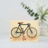 Vintages Fahrrad Postkarte (Stehend Vorderseite)