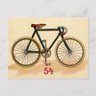Vintages Fahrrad Postkarte